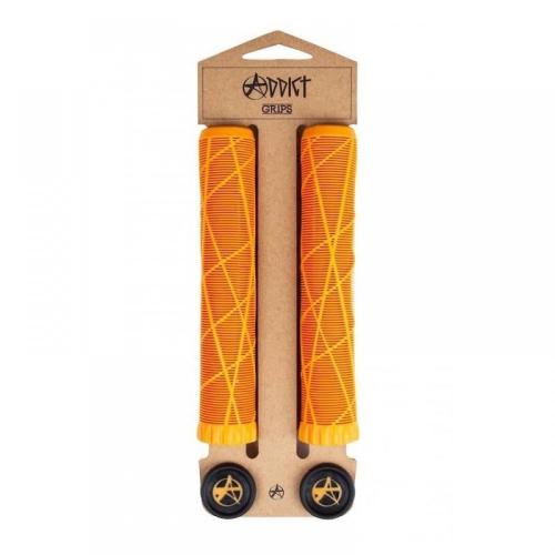 Addict OG håndtag til løbehjul - orange