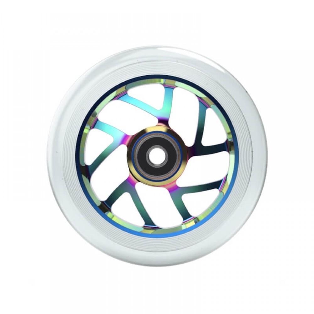 Fuzion hjul til løbehjul - neochrome/klar