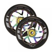 Fuzion hjul til løbehjul - neochrome/sort