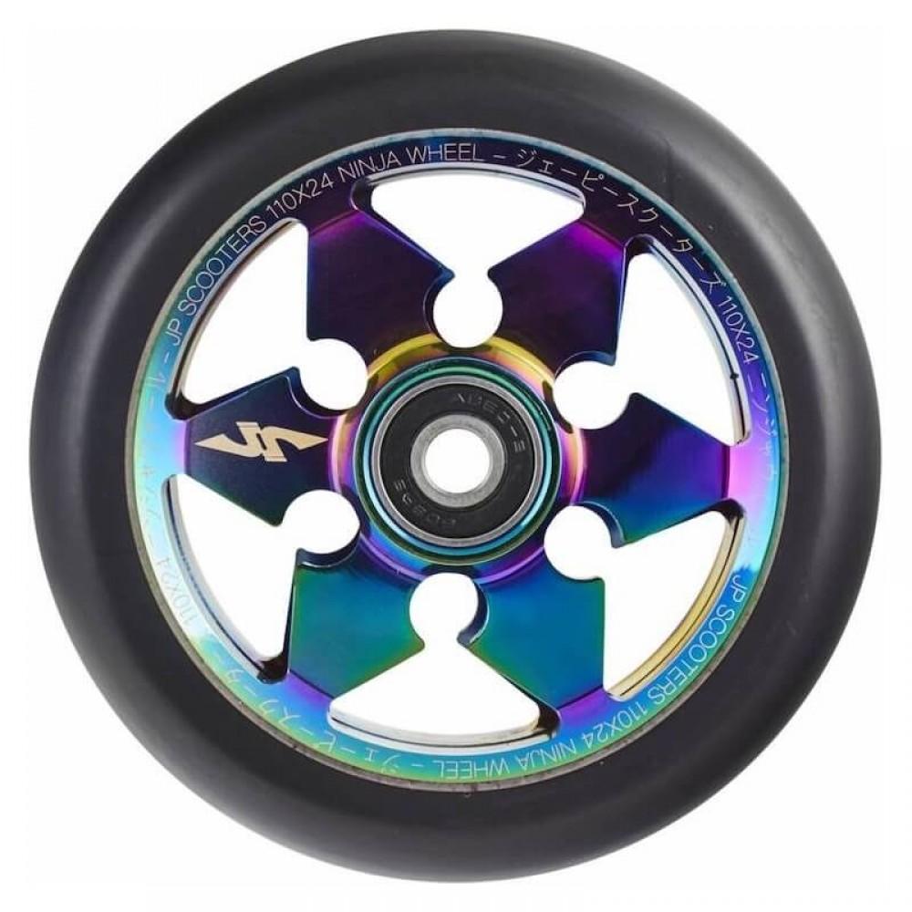 JP Ninja 6-spoke hjul til løbehjul - neochrome