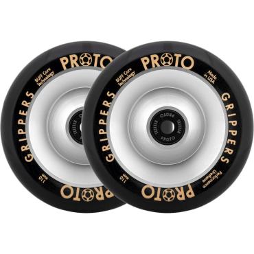 Proto full core gripper hjul til løbehjul - sølv