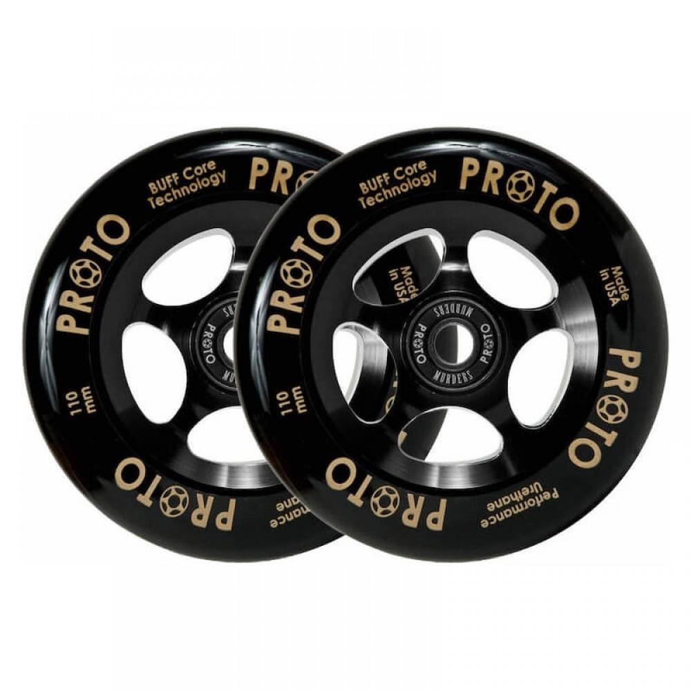 Proto gripper hjul til løbehjul - sort