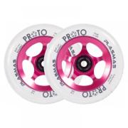 Proto Plasma hjul til løbehjul - rød