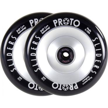 Proto slider full core hjul til løbehjul - sølv