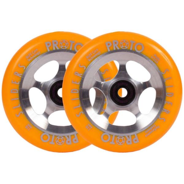 Proto Sliders Starbright hjul til løbehjul - orange