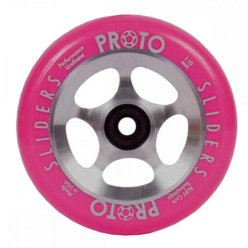 Proto Sliders Starbright hjul til løbehjul - pink