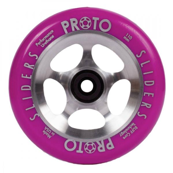 Proto Sliders Starbright hjul til løbehjul - lilla