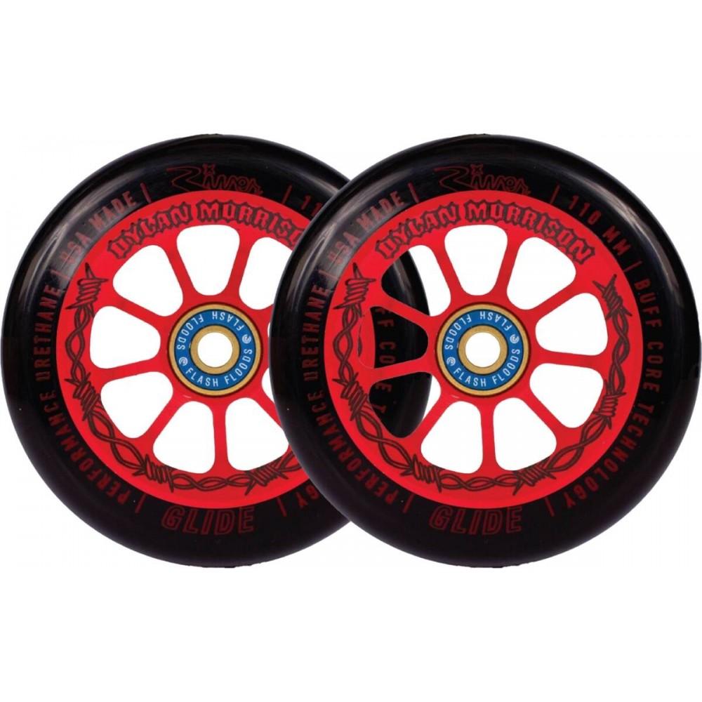 River 'WIRED' glide 110 mm hjul til løbehjul