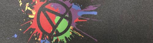 Apex Splatter løbehjul griptape