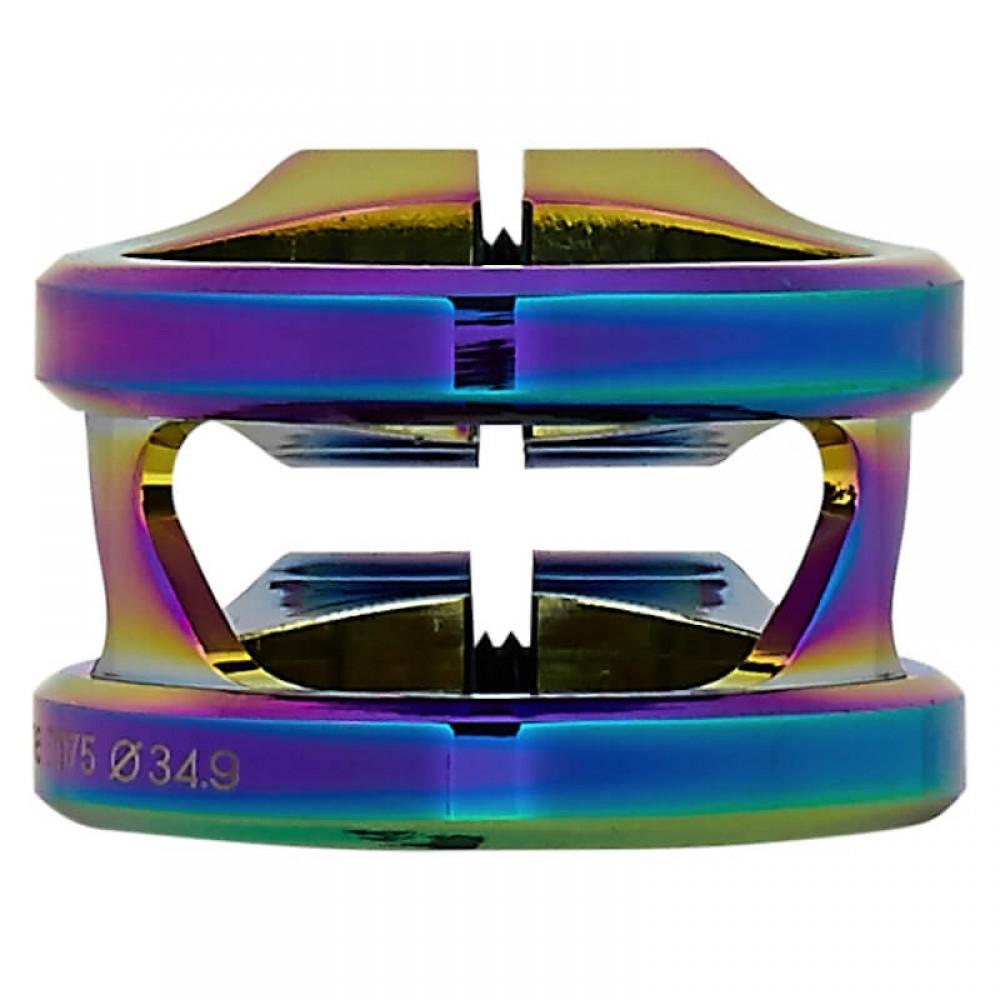 Ethic Sylphe standard clamp i neochrome til løbehjul – let 31.8 mm clamp til bars uden shim