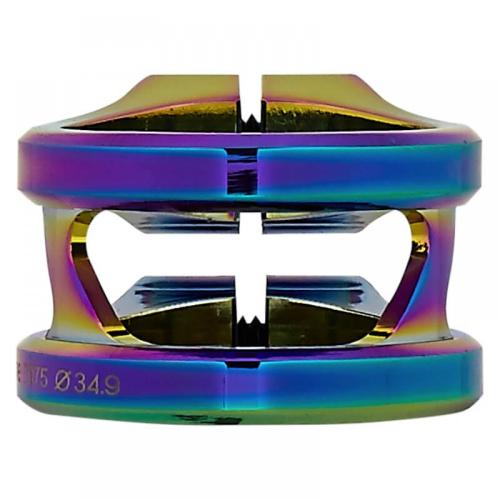 Ethic Sylphe standard clamp i neochrome til løbehjul – let 31.8 mm clamp til bars uden shim
