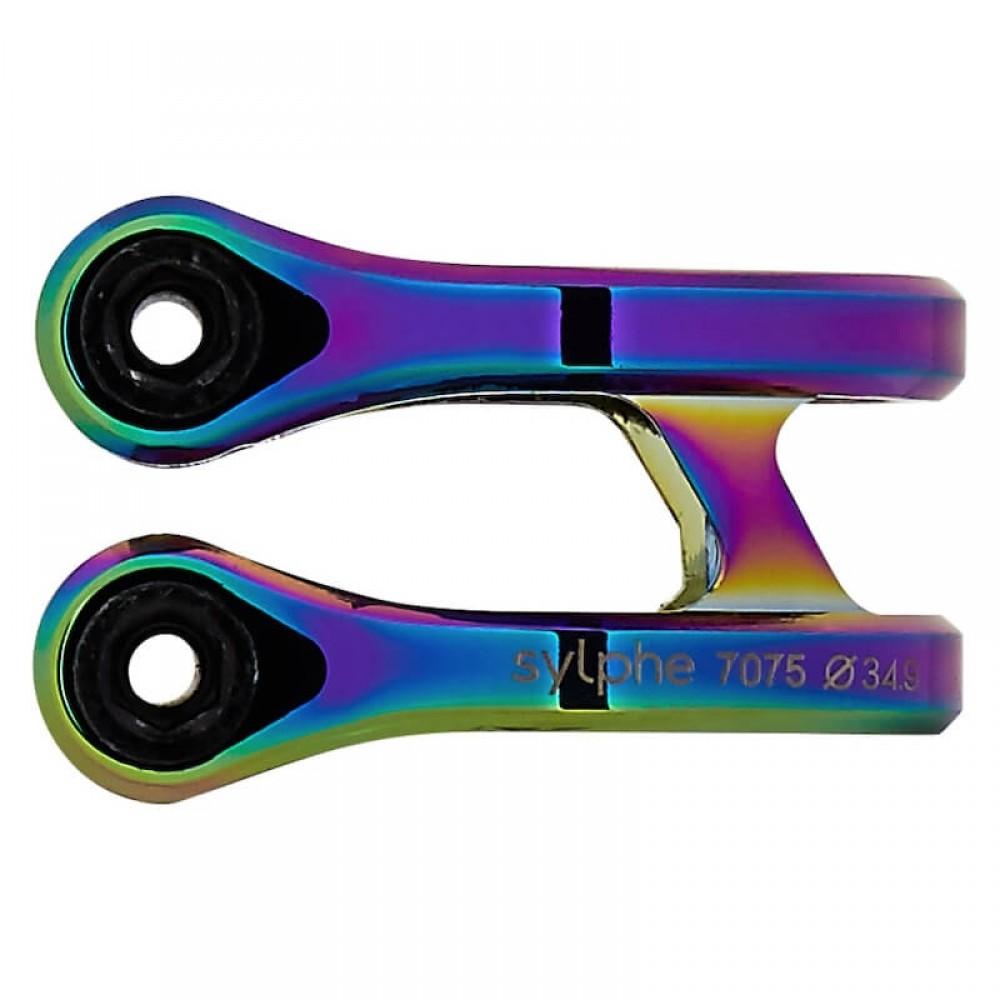 Ethic Sylphe standard clamp i neochrome til løbehjul – let 31.8 mm clamp til bars uden shim