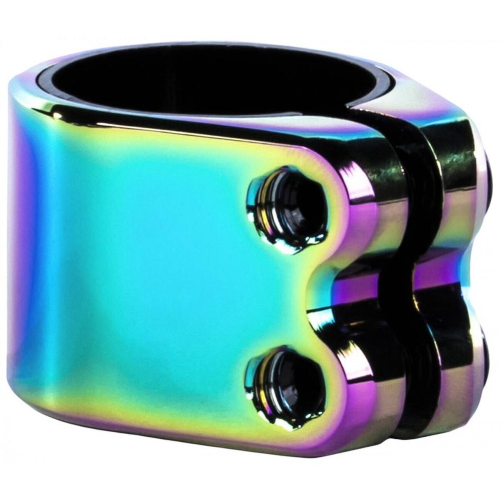 Ethic Valkyria Clamp i neochrome til IHC/HIC trick løbehjul med shim til Ø31.8 og Ø34.9 mm bars.