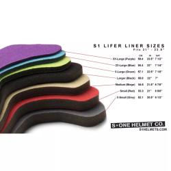 S-ONE skate hjelm sizing liner