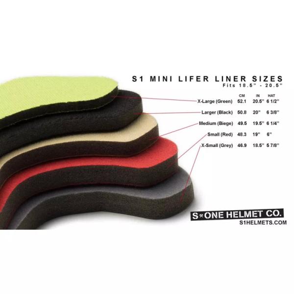 S-ONE skate hjelm sizing liner