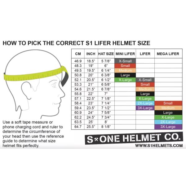 S-ONE Lifer skate hjelm - mat sort grønne stopper