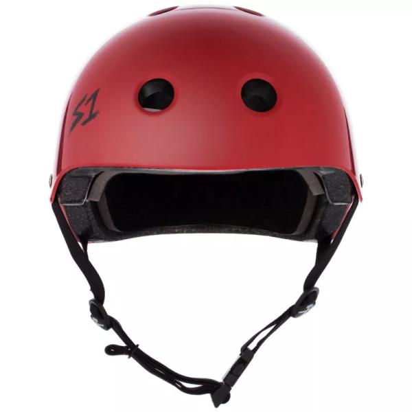S-ONE Lifer skate hjelm - mat rød