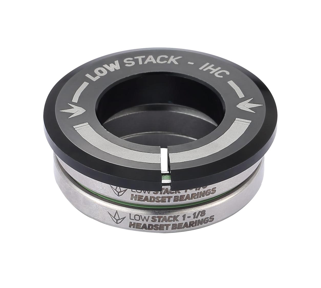 Blunt low stack IHC integrated headset