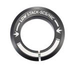 Blunt low stack SCS/HIC integrated headset