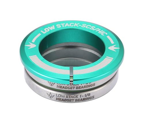 Blunt low stack SCS/HIC integrated headset