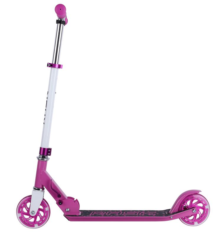 RASK LIGHT 120 løbehjul med lys - pink