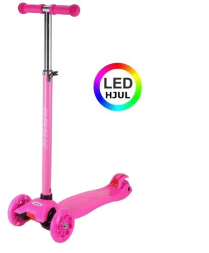 RASK LIGHT trehjulet løbehjul med lys