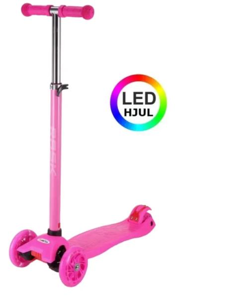 RASK LIGHT trehjulet løbehjul med lys