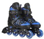 Blå RASK Splash rulleskøjter med LED lys til børn, justerbar størrelse, komfortable.