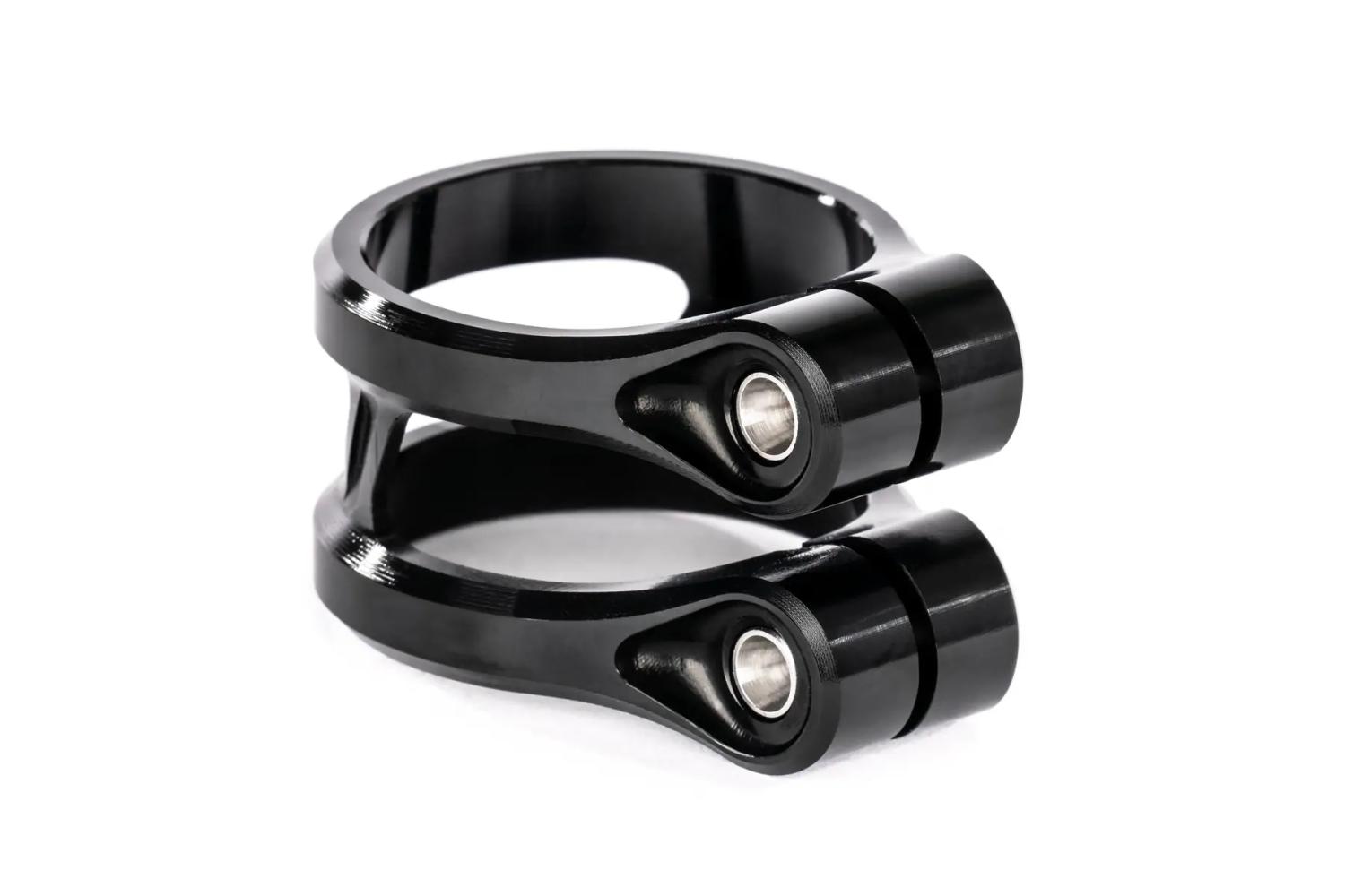 Ethic Sylphe V2 oversized clamp i sort – let double clamp med titanium bolts til trick løbehjul