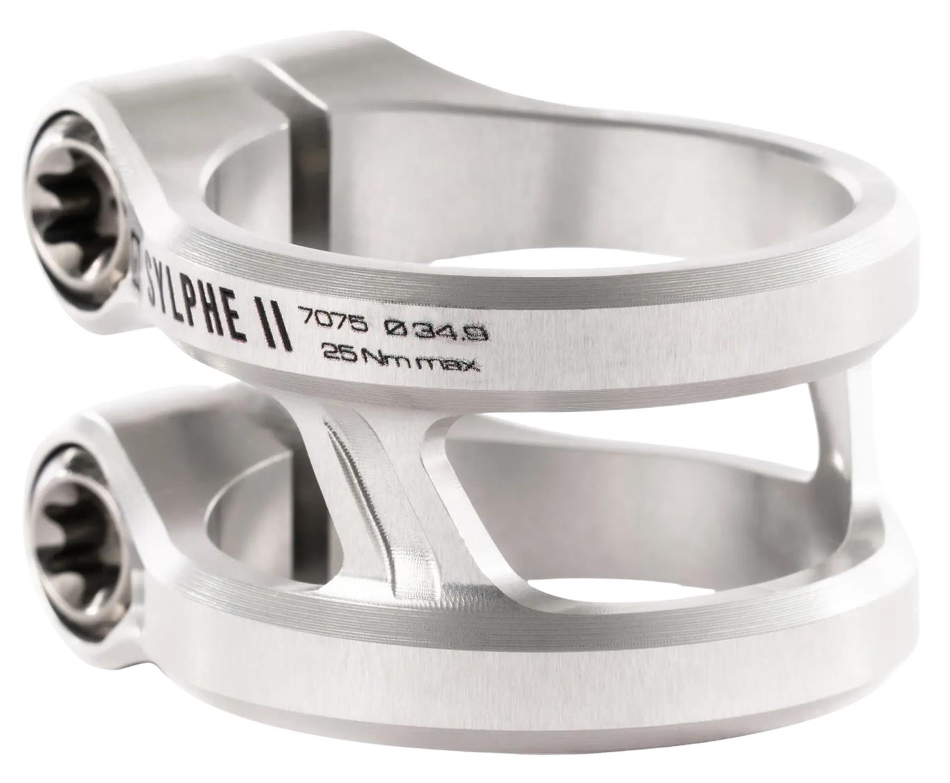 Ethic Sylphe V2 clamp i raw aluminium finish – let og minimalistisk oversized clamp