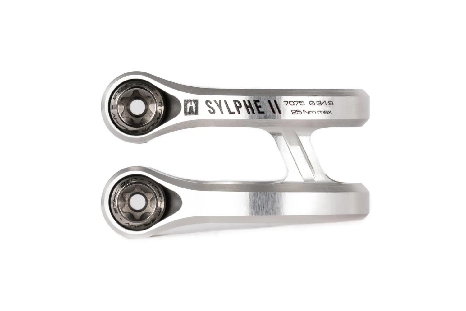 Ethic Sylphe V2 clamp i raw aluminium finish – let og minimalistisk oversized clamp