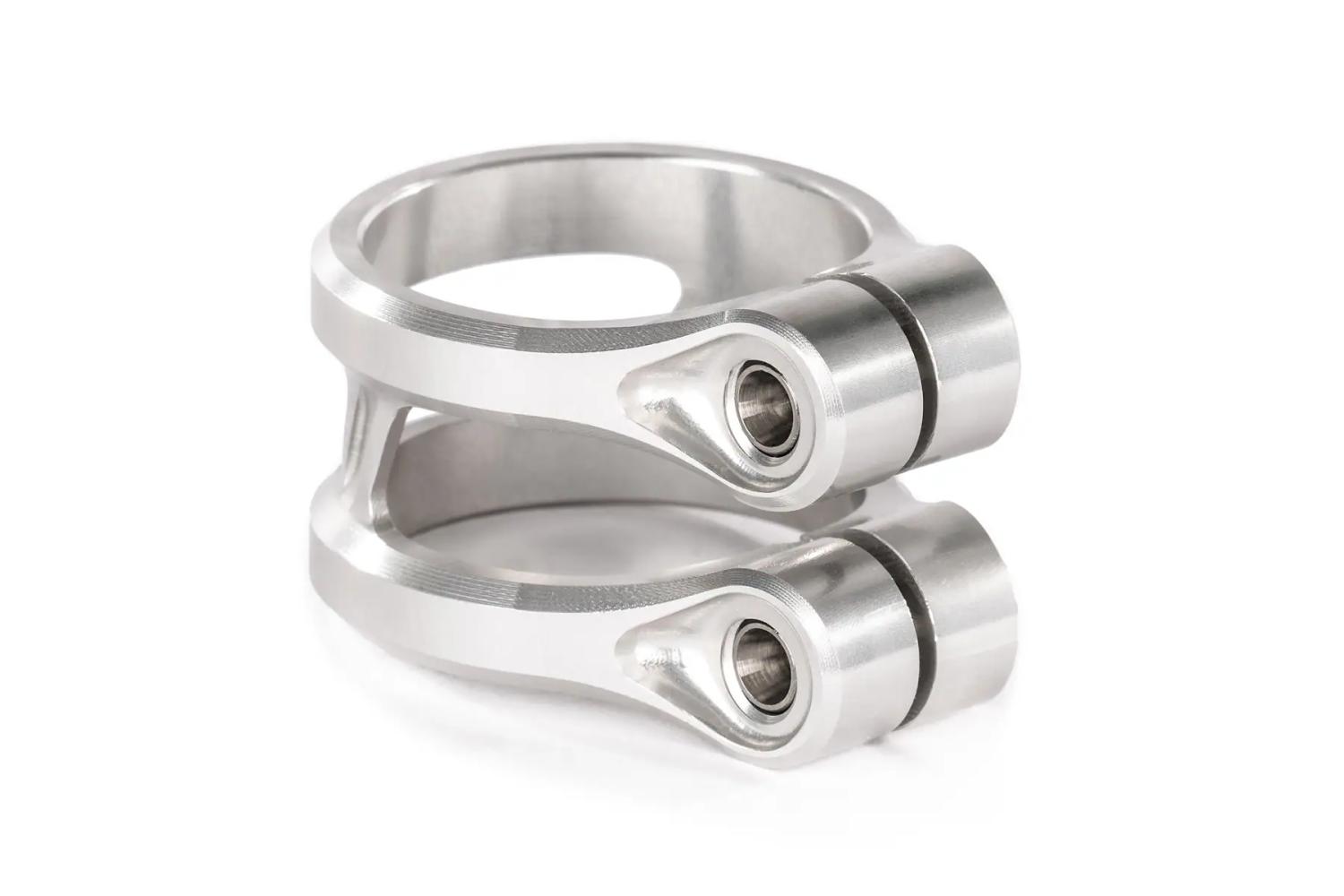 Ethic Sylphe V2 clamp i raw aluminium finish – let og minimalistisk oversized clamp