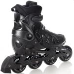 Raven Expert rulleskøjte – justerbar inliners med ABEC-7 kuglelejer, 82A PU hjul og bremse.