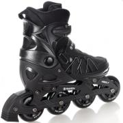 Raven Expert rulleskøjte – justerbar inliners med ABEC-7 kuglelejer, 82A PU hjul og bremse.
