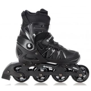Raven Expert rulleskøjte med justerbar pasform, ABEC-7 kuglelejer og aluminium chassis.