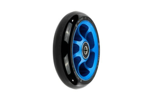 Ethic Incube V2 hjul til løbehjul i blå med 100/110 mm diameter og 24 mm bredde.