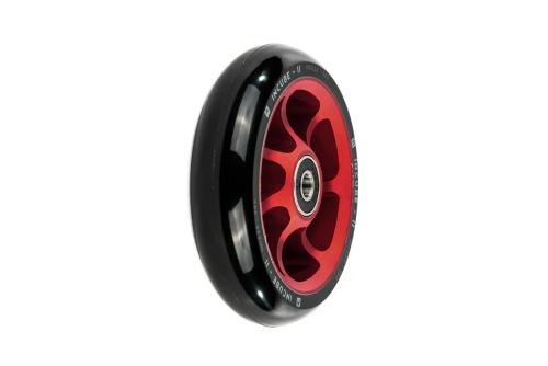 Ethic Incube V2 hjul til løbehjul i rød med 100/110 mm diameter og 24 mm bredde.