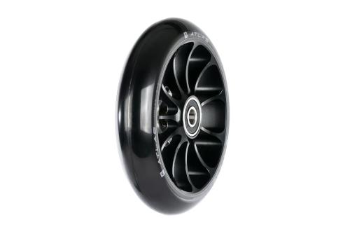 Ethic Atlas hjul til løbehjul i sort med 110 mm diameter, 24 mm bredde og 88A PU.