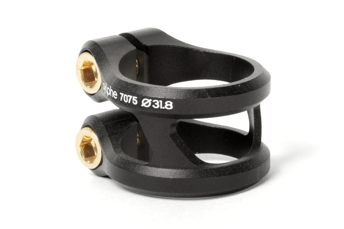 Ethic Sylphe standard clamp i sort til løbehjul – let 31.8 mm clamp til bars uden shim