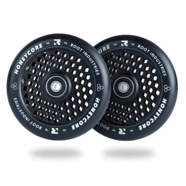 Root Honeycore 110 mm hjul – sort, letvægts og designet til maksimal ydeevne i skateparken.