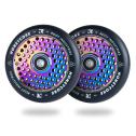 Root Honeycore 110 mm hjul – neochrome letvægts og designet til maksimal ydeevne i skateparken.