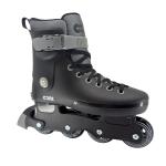 Core Retro Justerbar Inliners - sort med hard boot (plast), høj cuff, 70 mm PU-hjul (85A), ABEC-7 kuglelejer og hælbremse til begyndere på inline rulleskøjter.