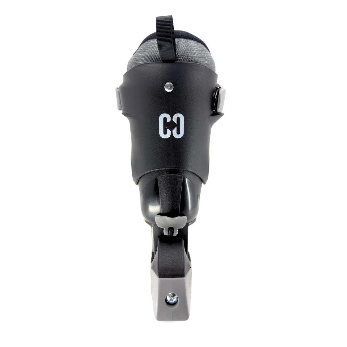 Core Retro Justerbar Inliners - sort med hard boot (plast), høj cuff, 70 mm PU-hjul (85A), ABEC-7 kuglelejer og hælbremse til begyndere på inline rulleskøjter.