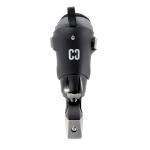 Core Retro Justerbar Inliners - sort med hard boot (plast), høj cuff, 70 mm PU-hjul (85A), ABEC-7 kuglelejer og hælbremse til begyndere på inline rulleskøjter.