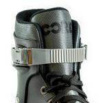 Core Retro Justerbar Inliners - sort med hard boot (plast), høj cuff, 70 mm PU-hjul (85A), ABEC-7 kuglelejer og hælbremse til begyndere på inline rulleskøjter.