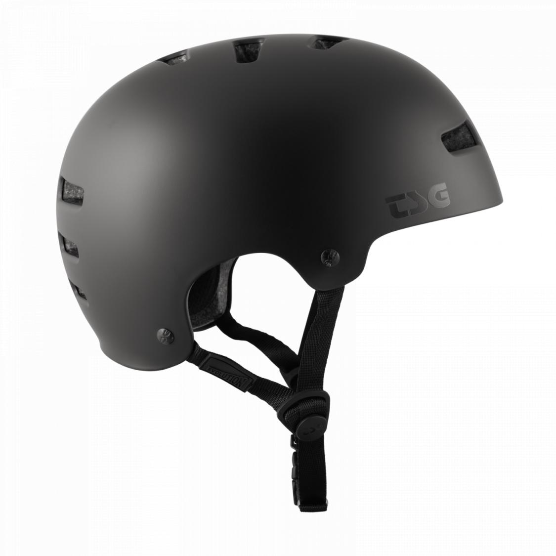 TSG Evolution skate helmet satin dark black