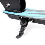 Tempish Nixin 125 AL II blå – let, foldbart børneløbehjul med 125 mm hjul, sænket deck og fodbremse. Justerbart styr: 77,5/82,5/87,5 cm.