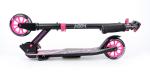 Tempish Nixin 125 AL II pink – let, foldbart børneløbehjul med 125 mm hjul, sænket deck og fodbremse. Justerbart styr: 77,5/82,5/87,5 cm.