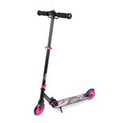 Tempish Nixin 125 AL II pink – let, foldbart børneløbehjul med 125 mm hjul, sænket deck og fodbremse. Justerbart styr: 77,5/82,5/87,5 cm.