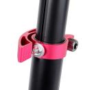 Tempish Nixin 125 AL II pink – let, foldbart børneløbehjul med 125 mm hjul, sænket deck og fodbremse. Justerbart styr: 77,5/82,5/87,5 cm.